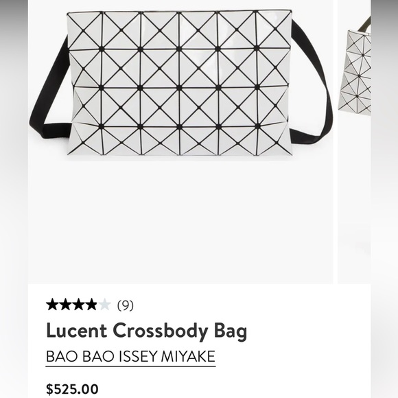 Bao Bao Issey Miyake Lucent Crossbody Bag color: white - Picture 8 of 9